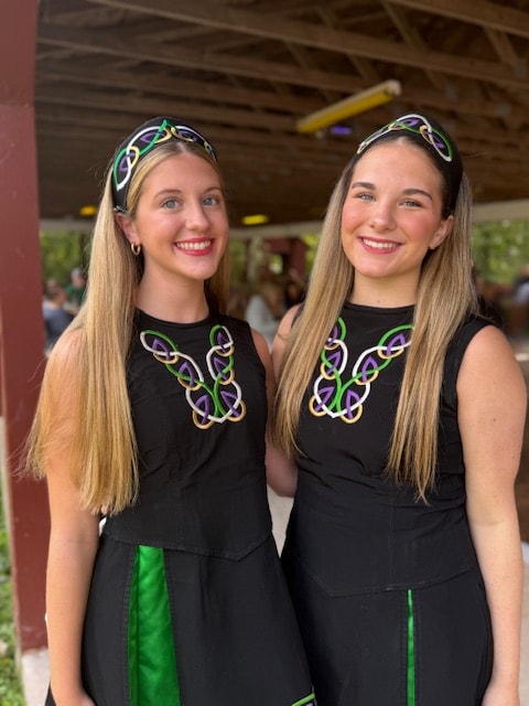 Traditional Irish dance costumes
