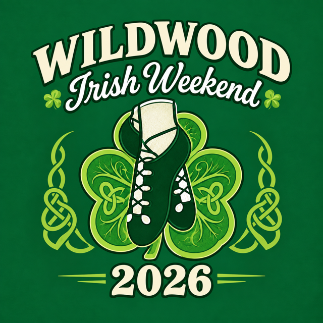 Wildwood Irish Weekend 2026 event poster